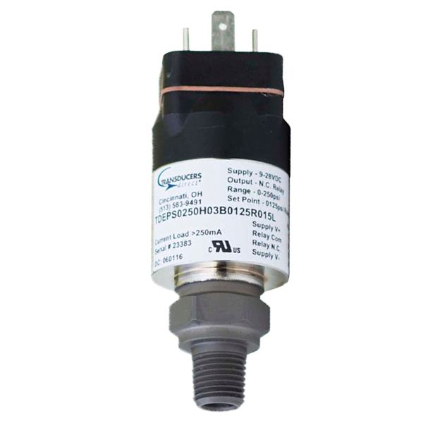25-75 psi Range Gems PS71-20-2MNZ-C-H Series PS71 General Purpose Mini Pressure Switch DIN 43650A Male Half 1/8 MNPT Steel Fitting Pack of 10 SPDT Circuit 
