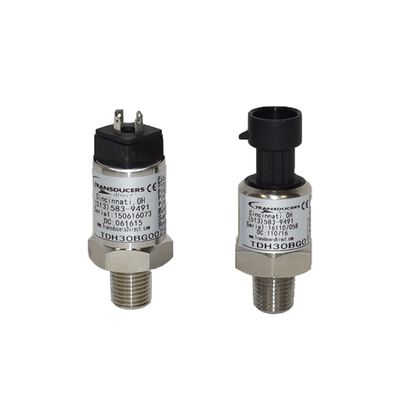 1/4-18 NPT Male TDH30 Transducers Direct Industrial Pressure Transducer with 1 Meter Cable 3 pin Packard 1% Accuracy 100 PSI 